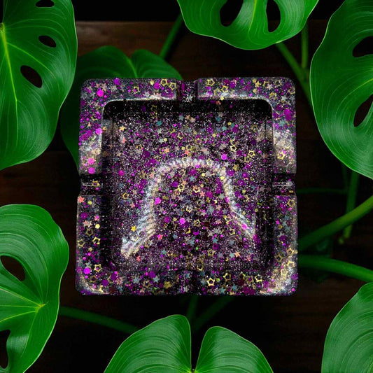 Purple Star Ashtray