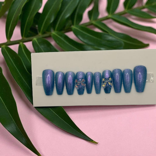 Celestial Bows Press on nails