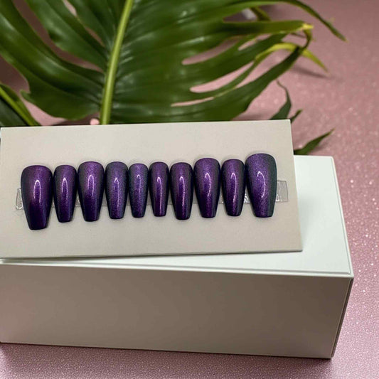 Mystic Plum Press on Nails